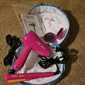 Barbie Chi Pink Hair Styling Set